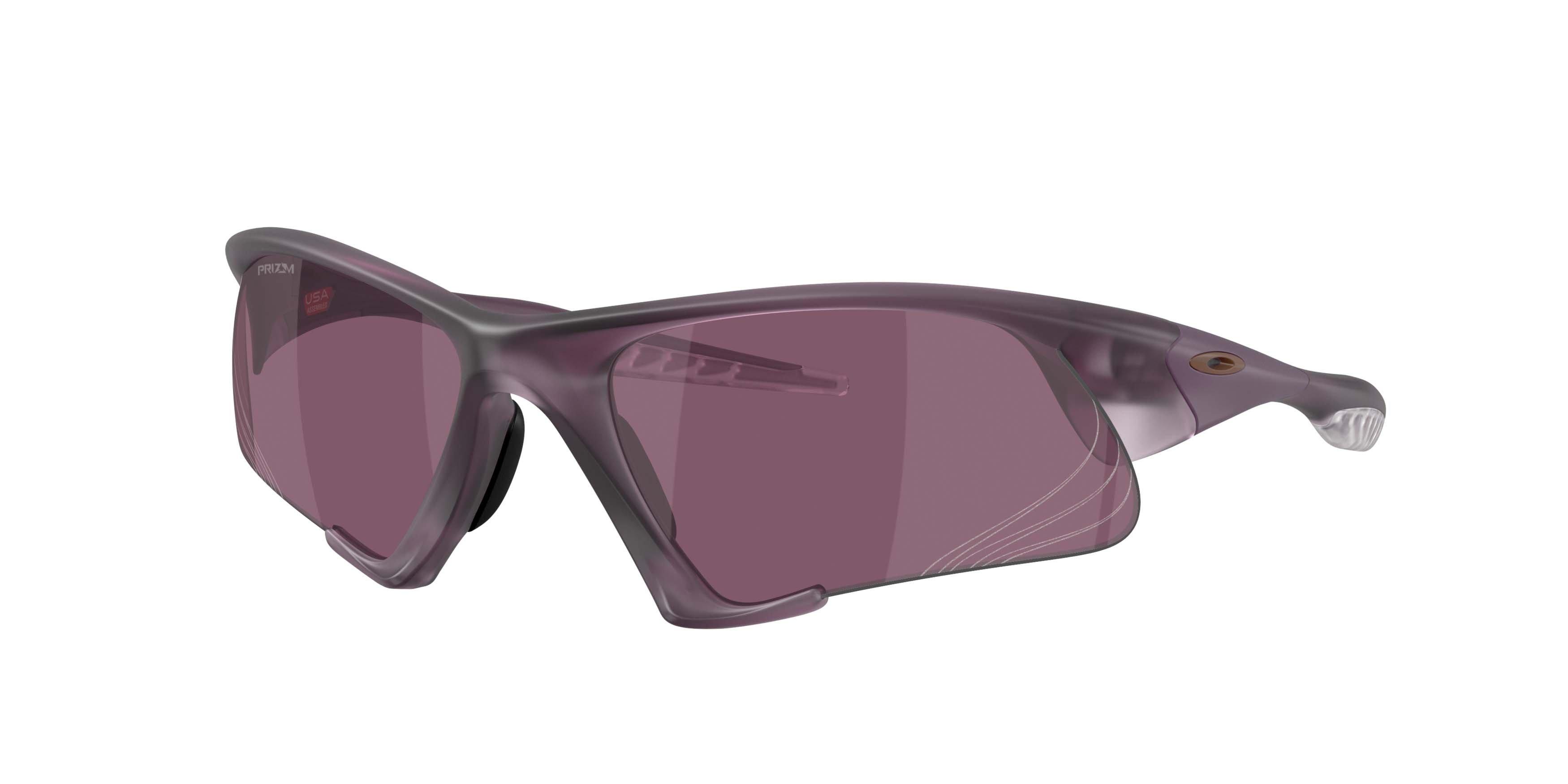 Oakley Suture Jacket Prizm Road Black Sunglasses - Transparent Eggplant - PURPLE